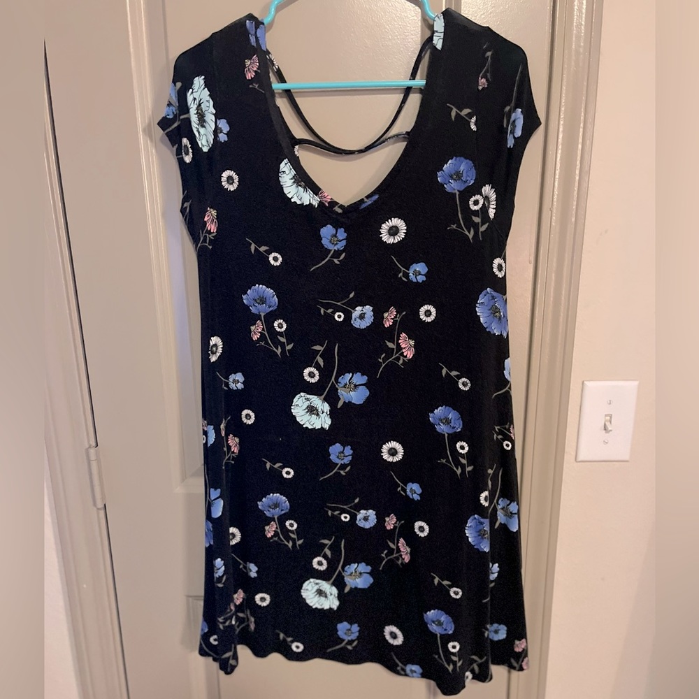 Black Floral Sundress